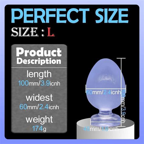 Huge Big Extra Large Silicone Anal Butt Plug Dildo G Spot For Men Women