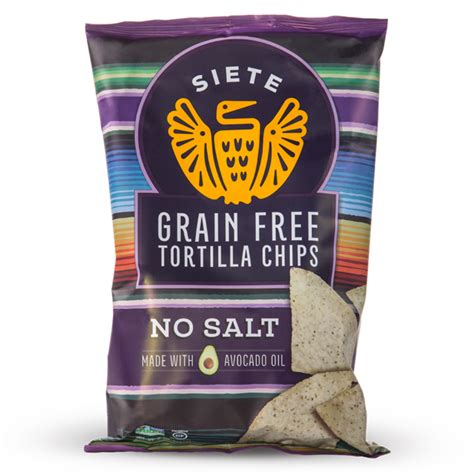 no salt grain free tortilla chips 5oz 6 bags grain free tortilla