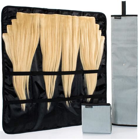 Hair Extension Storage Case Luxurious Satin Lined