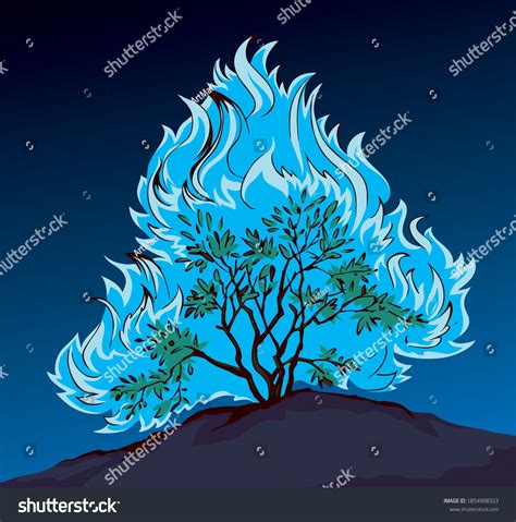 Closeup Old Holy Bright Fiery Hot: стоковая векторная графика (без