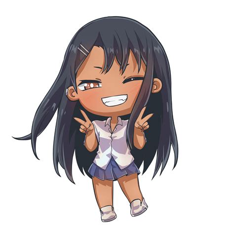 [oc] here s the completed nagatoro fan art ٩ ‿ ｡ ۶ feel free to use it however you like r