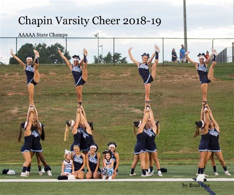 Chapin Varsity Cheer 2018 19 By Brad Cox Blurb Books