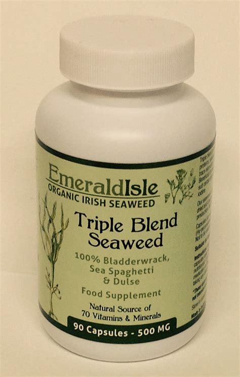 Triple Blend Seaweed Capsules Low In Iodine Bottle Or Refill