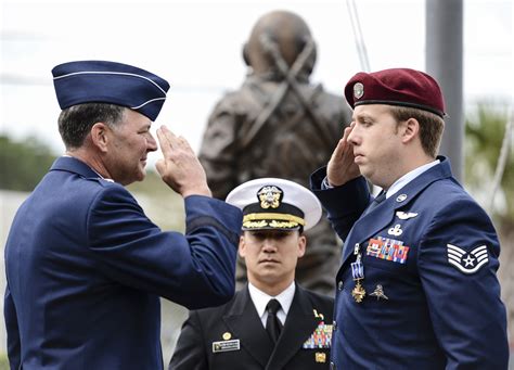 Airman Receives Distinguished Flying Cross With Valor Air Combat