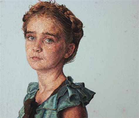 Hyper Realistic Portrait Paintings That Are Actually Embroidered