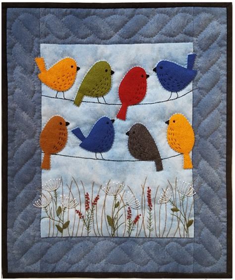 Birds On Wires Kit By Rachel Pellman Quilting Notions In 2021 Quilt