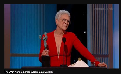 Jaime Lee Curtis Wins Best Supporting Actress At The Sag Awards Roscars