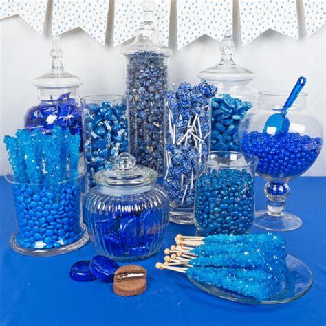 Blue Premium Candy Buffet Blue Birthday, 16th Birthday Party, Sweet 16