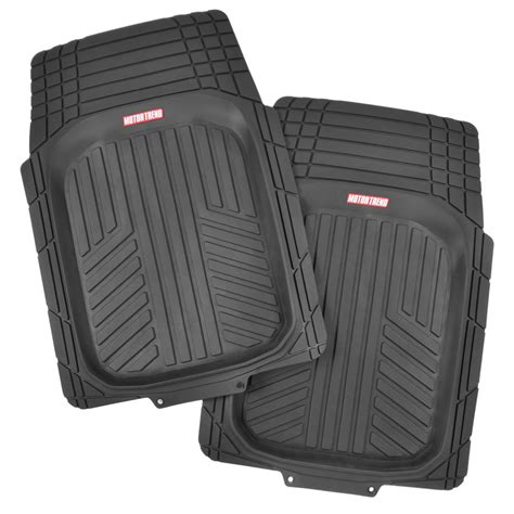 Car Rubber Floor Mats For All Weather Protection Semi Custom Fit 3