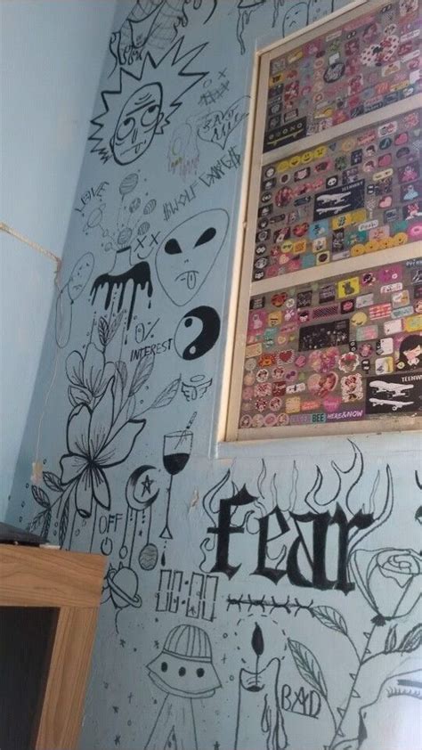 🖤🖤🖤 In 2020 Bedroom Artwork Wall Drawing Bedroom Art