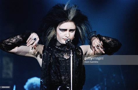 siouxsie sioux performs on stage with siouxsie and the banshees at news photo getty images
