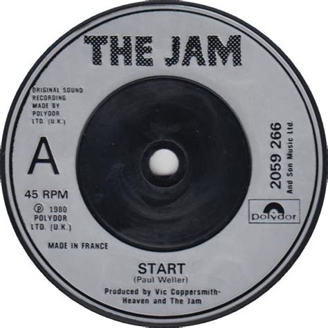The Jam Start Made In France Uk 7 Vinyl Single 7 Inch Record 45