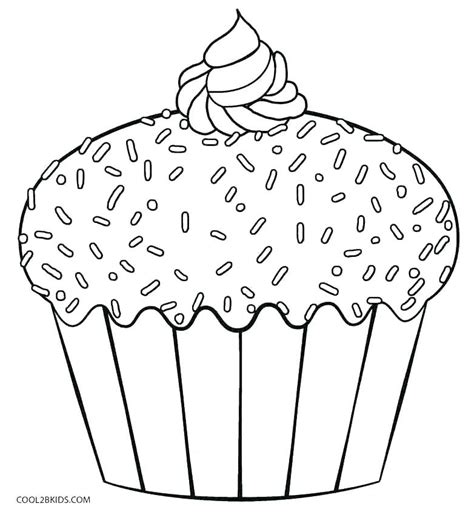 Printable Cupcake Coloring Pages at GetColorings.com | Free printable
