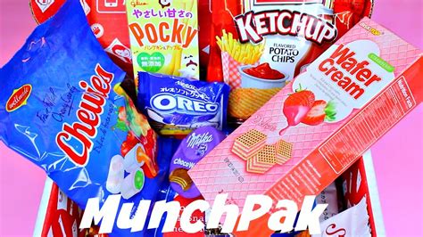 Munchpak Best Snack Subscription Box Youtube