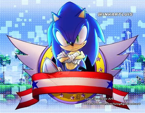 Sonic The Hedgehog Original Design By Inkartluis On Deviantart