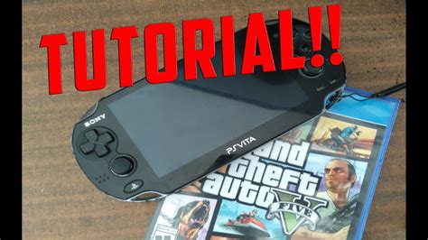 Tutorial Como Jugar Gta V En Ps Vita Youtube