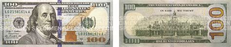 One Dollar Bill Front And Back