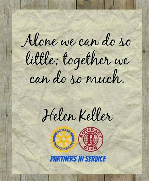 32 famous quotes about rotary: Rotary rotaract partners in service | Charity quotes, Rotary international, Rotary club