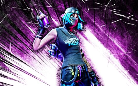 Download Wallpapers 4k Tilted Teknique Grunge Art Fortnite Battle