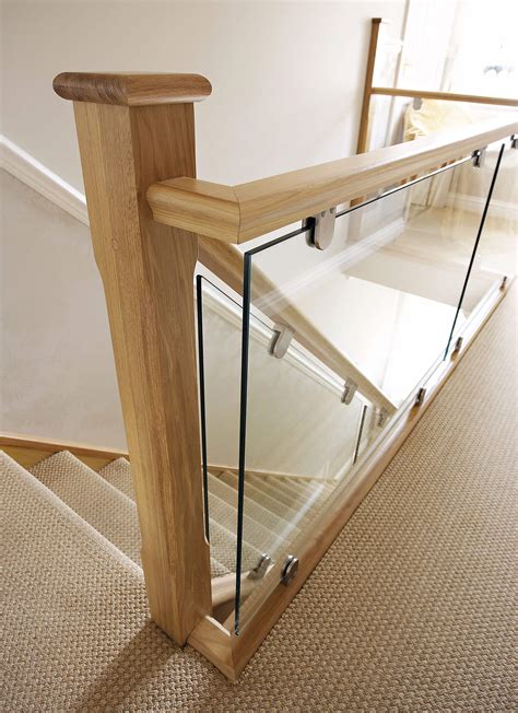 Staircase Glass Banister Modern Glass Stair Railing Designs The Best