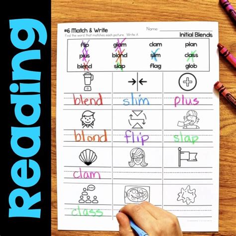 Initial Blends L Blends Worksheets And Activities No Prep Phonics