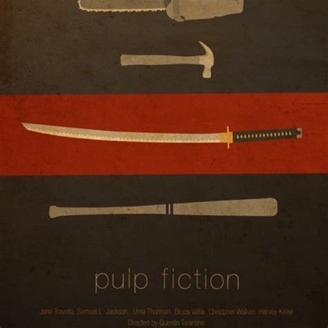 Pulp Fictionclassic Carteles De Cine Minimalistas Pulp Fiction