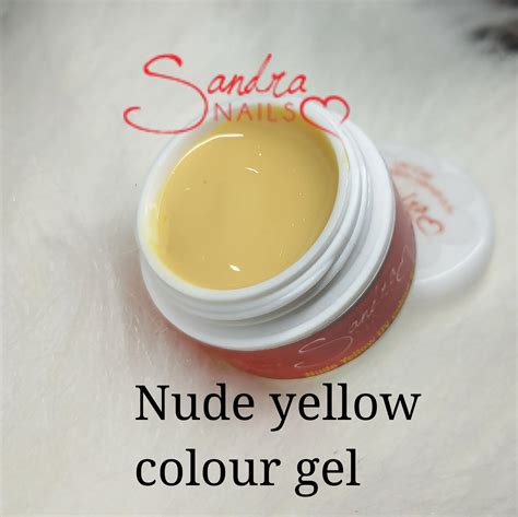 Nude Yellow UV Colour Gel Sandra Nails Studio Sandra
