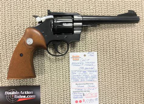 Colt Officers Match Target Model Used Double Action