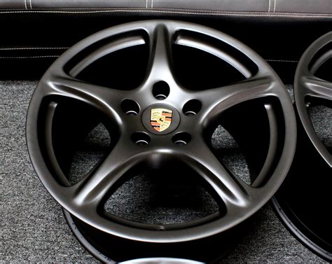 Satin Black Sport Classic19 Wheels Anyone Rennlist Porsche