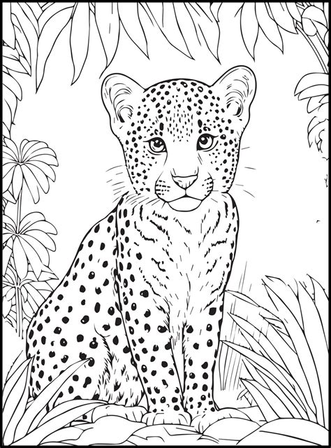 Cute Animals Coloring Pages New Free Printable Cute A - vrogue.co