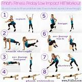Low Impact Exercise Routine Pictures