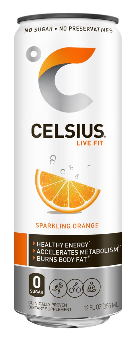 Celsius Healthy Energy Beverage Dieline Design Branding