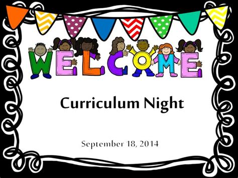 Ppt Curriculum Night Powerpoint Presentation Free Download Id5595435