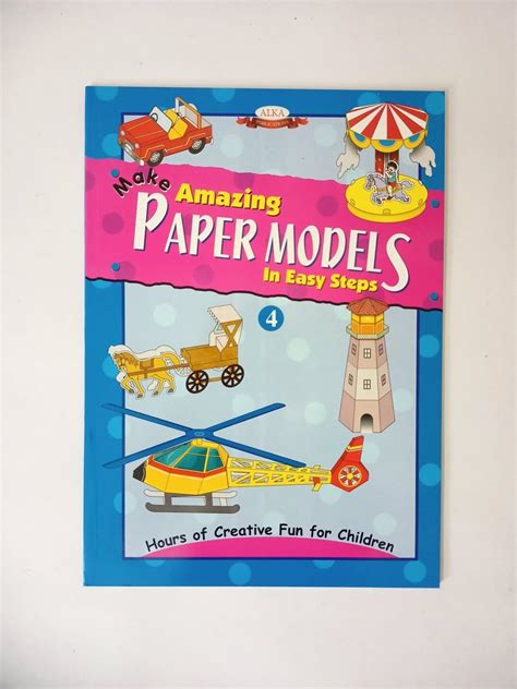 Alka Make Amazing Paper Models At Rs 60book Children Activity Book