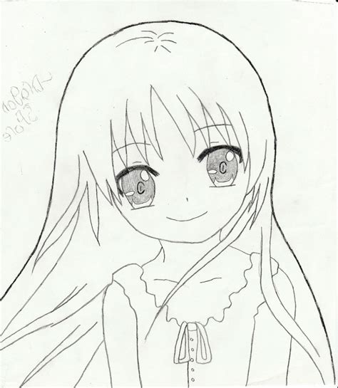 Anime Drawings Easy Girl At Explore Collection Of