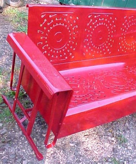 Porch glider swing — porch swings & gliders at lowesshop porch swings & gliders in the swings & gliders section of lowes find quality porch naps30 best porch glider swing imagesexplore wayne gisler s board porch glider swing on pinterest see more ideas about woodworking pallet furniture. VINTAGE RED 1950s HEAVY METAL PORCH PATIO GLIDER SWING ...