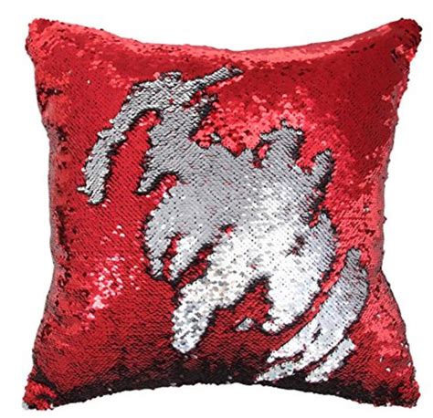 Sequin Mermaid Pillow Personalized Magic Pillow Reversible Etsy