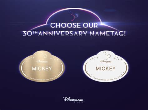 Cast Member Nametag Design Revealed For 30th Anniversary Of Disneyland