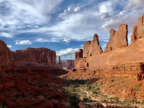 Red Desert Panorama Arches National Park Wallpapers