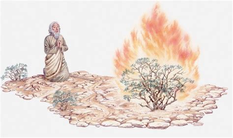 burning bush moses bible