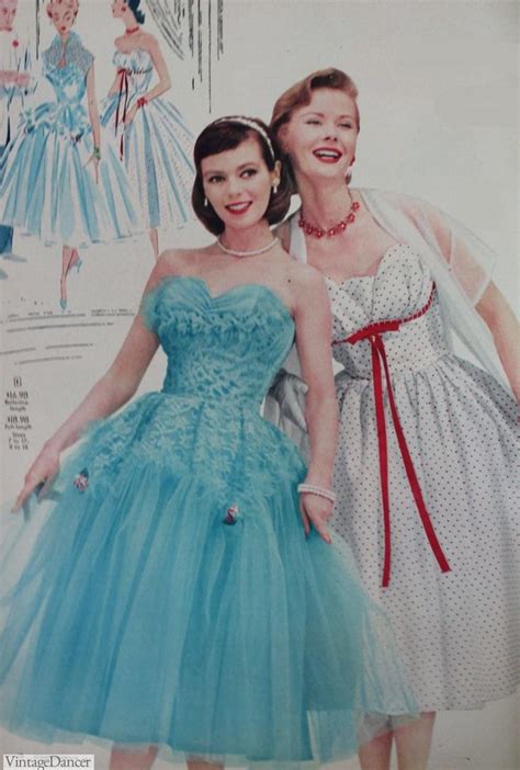 1950s History Of Prom Party Evening And Formal Dresses 1950s Prom