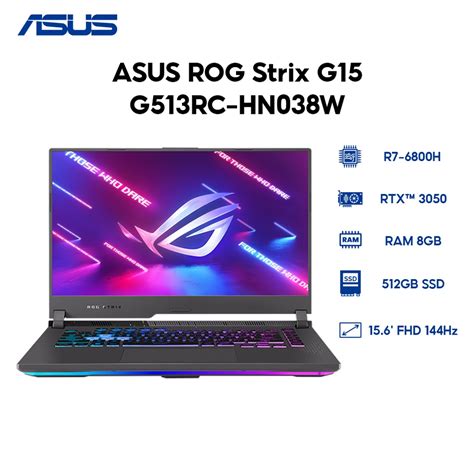Mua Laptop Asus Rog Strix G15 G513rc Hn038w R7 6800h 8gb 512gb