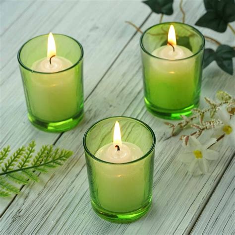 Efavormart Set Of 12 25 Clear Glass Votive Candle Holders For Candle