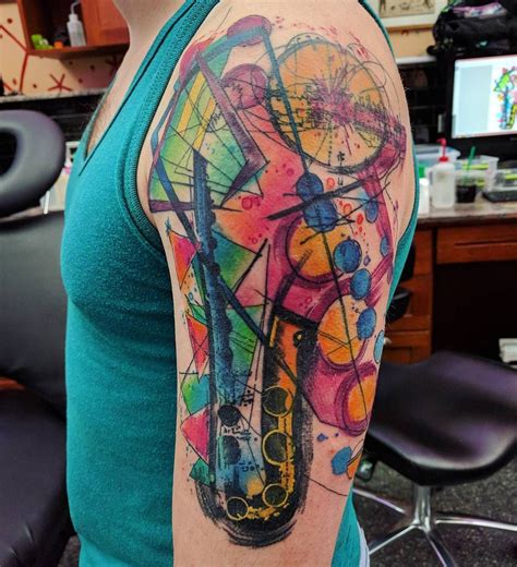 Watercolor tattoomy dancing mermaidmermaid tattoo Amy Zager Tattoos Art Watercolor Tattoo www.amyzager.com ...