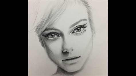 Drawing Realistic Faces Shading Face Drawing At Getdrawings Free