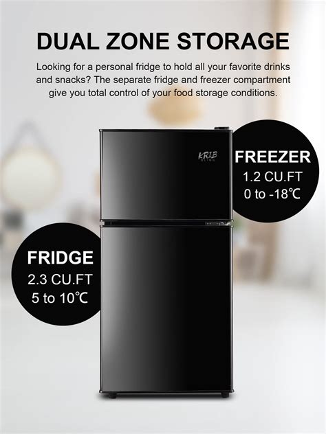 Mua Krib Bling 35 Cuft Refrigerator With Freezer 2 Door Energy Saving
