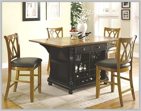 Counter height kitchen tables with storage with modern design. Counter Height Kitchen Island Dining Table | Home Design ...