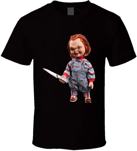 Dhongmei Chucky Doll Camiseta De Película Negro 3x Large