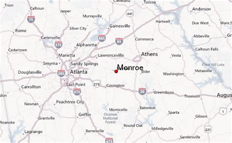 Monroe Georgia Location Guide
