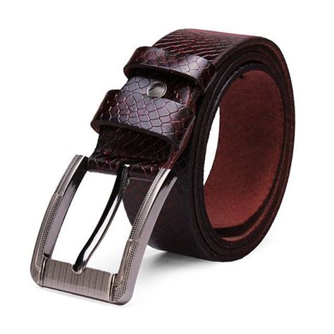 New Arrival Metal Automatic Buckle For Men Fashion Mens Retro Leather
